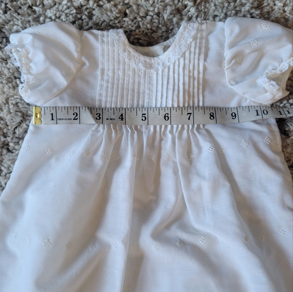 Vintage Handmade Gown Size 6 Months - Picture 3 of 11